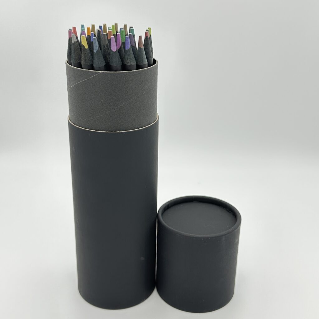 Premium Black Wood Colored Pencil Set