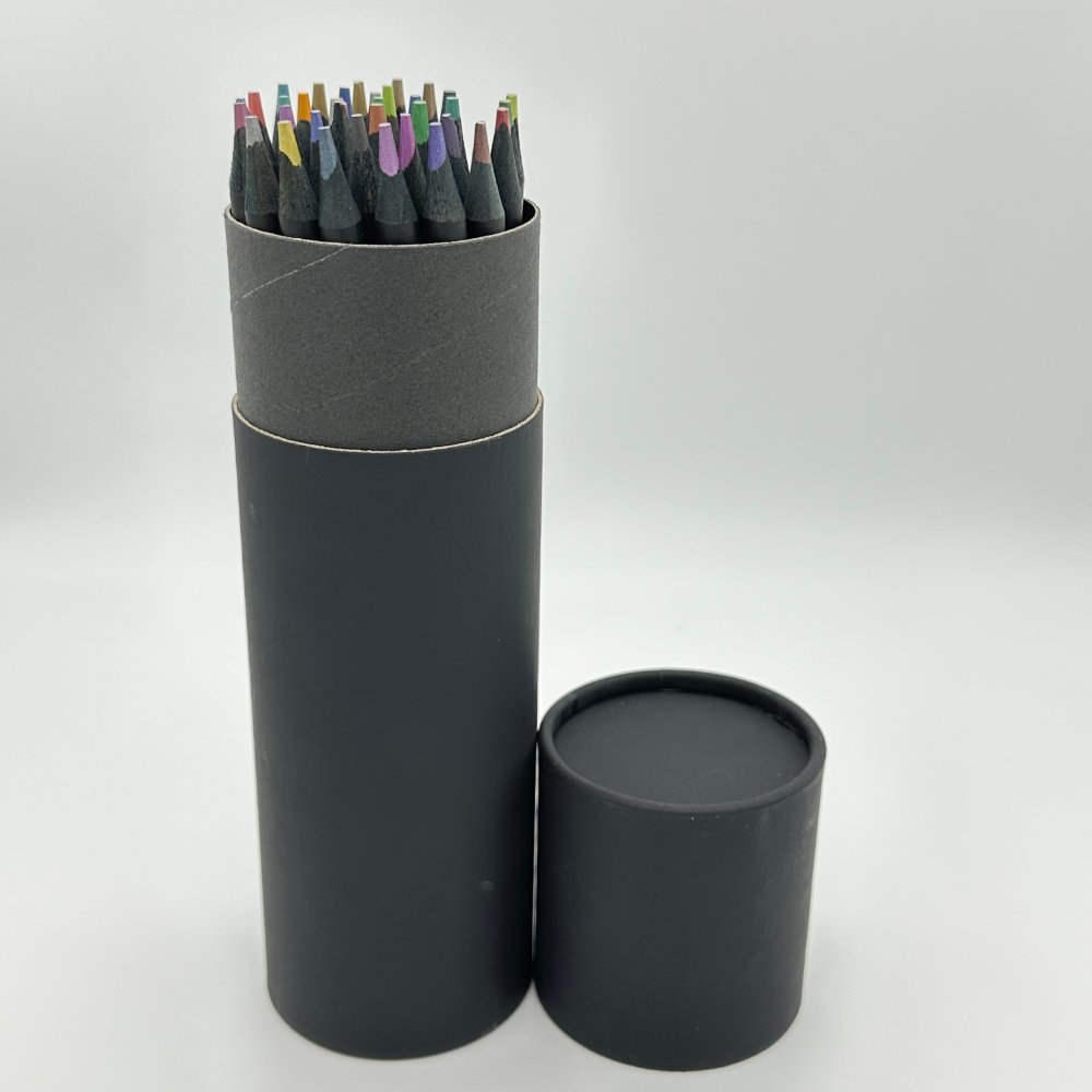 Colored pencils Premium Black Wood Colored Pencil Set