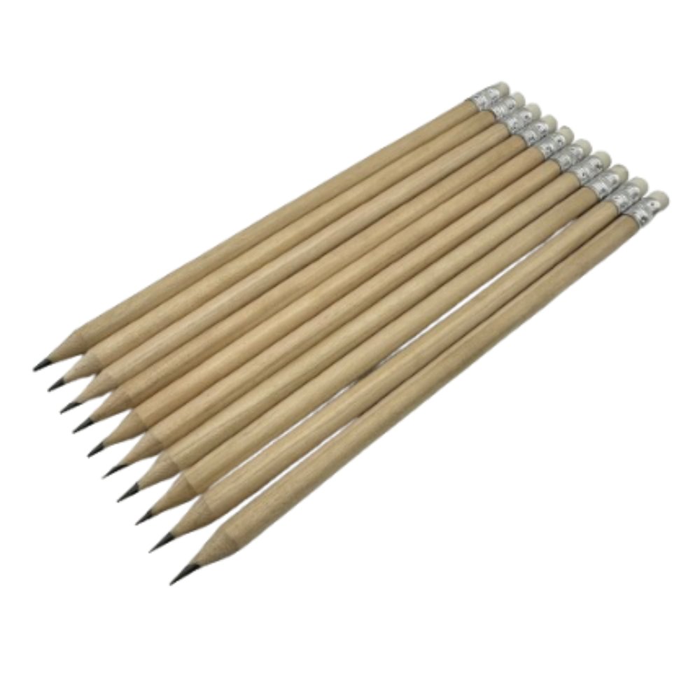 HB pencil Natural Wood HB/2B Pencils with Eraser Tip
