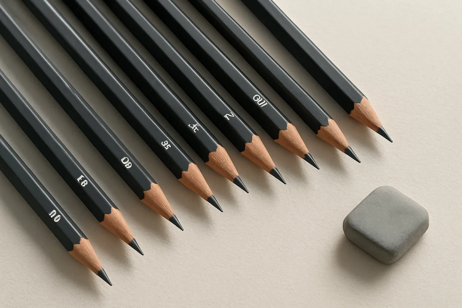 Exploring Multiple Hardness Grades in Drawing Pencils for Artistic Creation